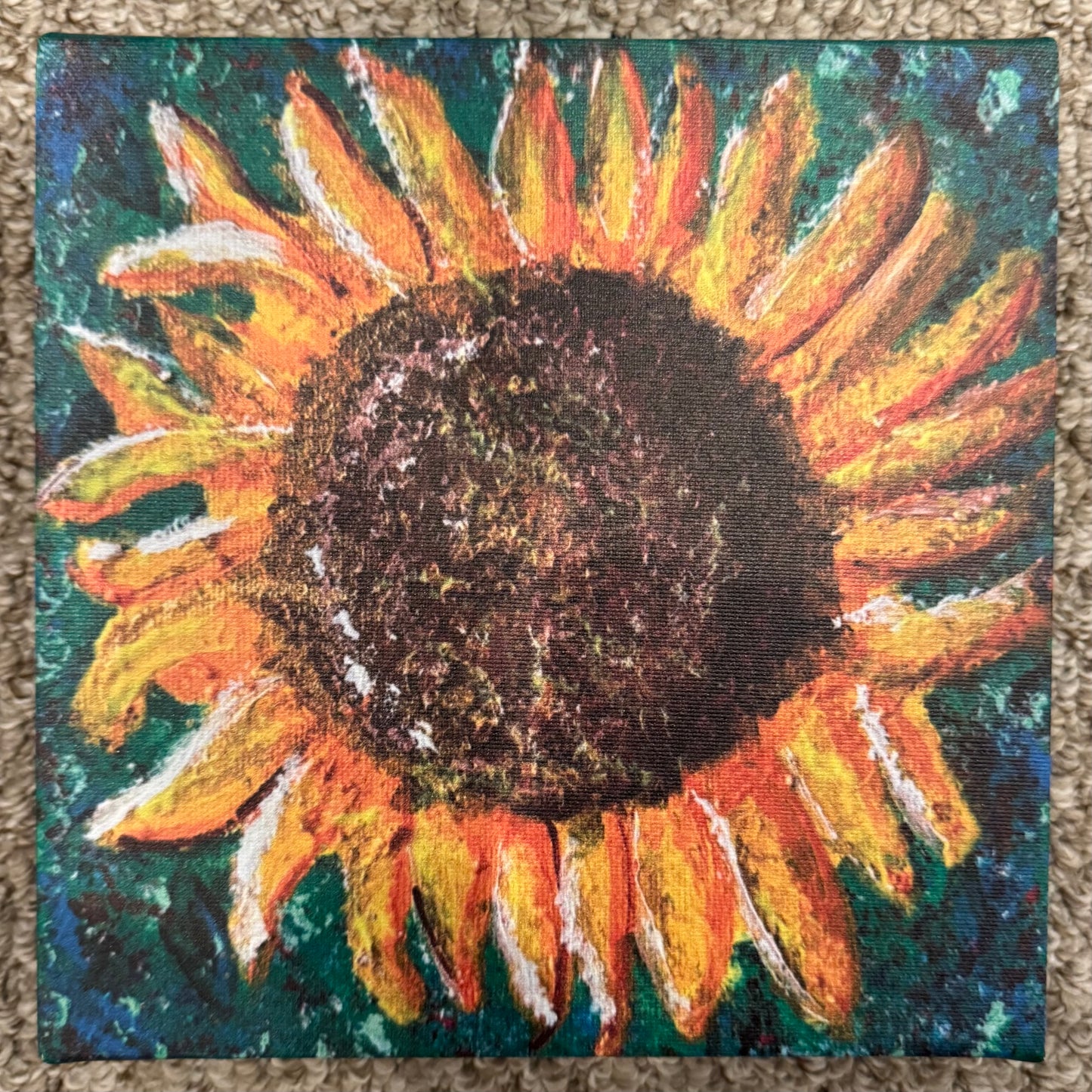 Girasol 8x8 Canvas Print
