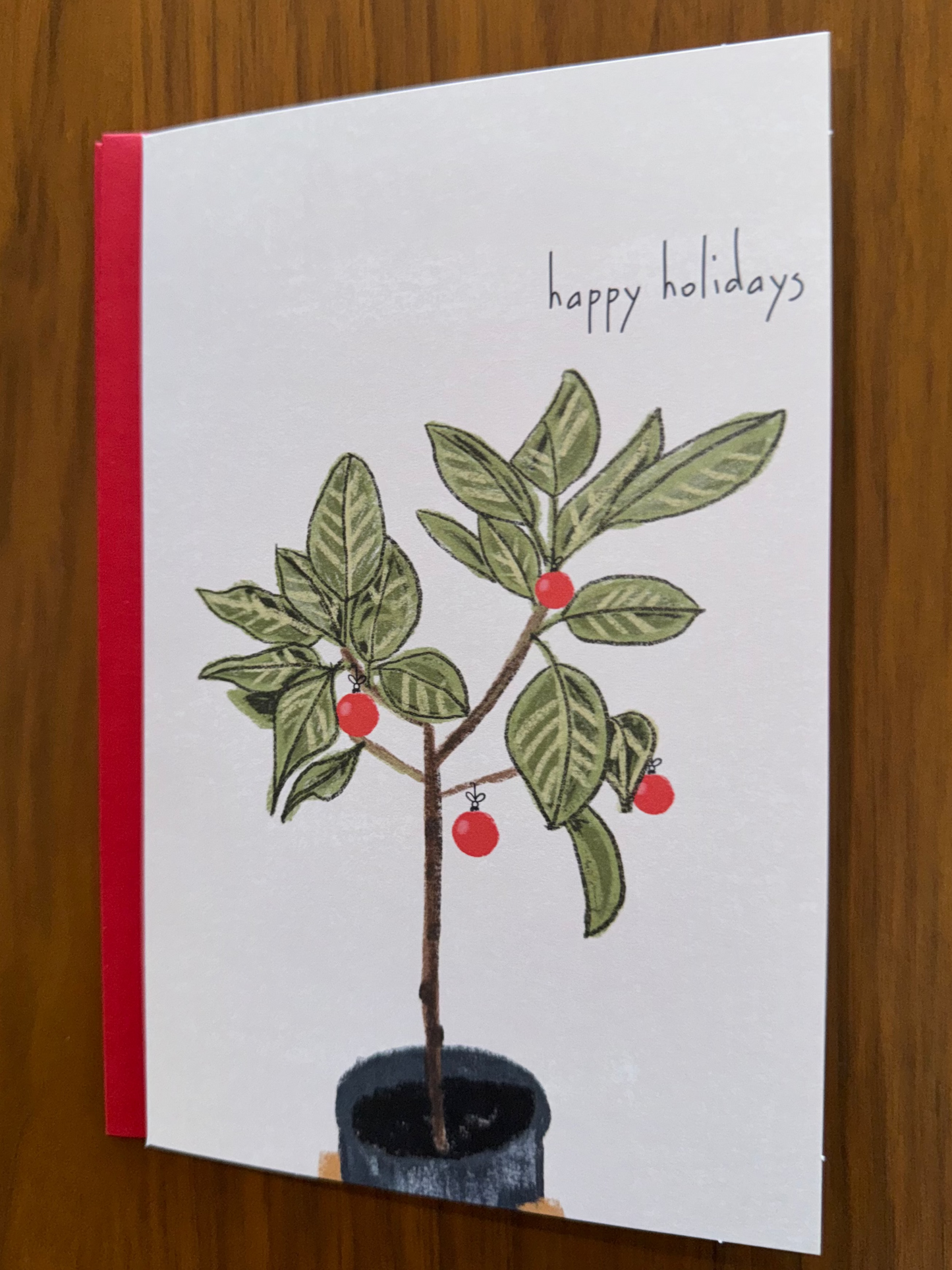 Festive Ficus Holiday Card