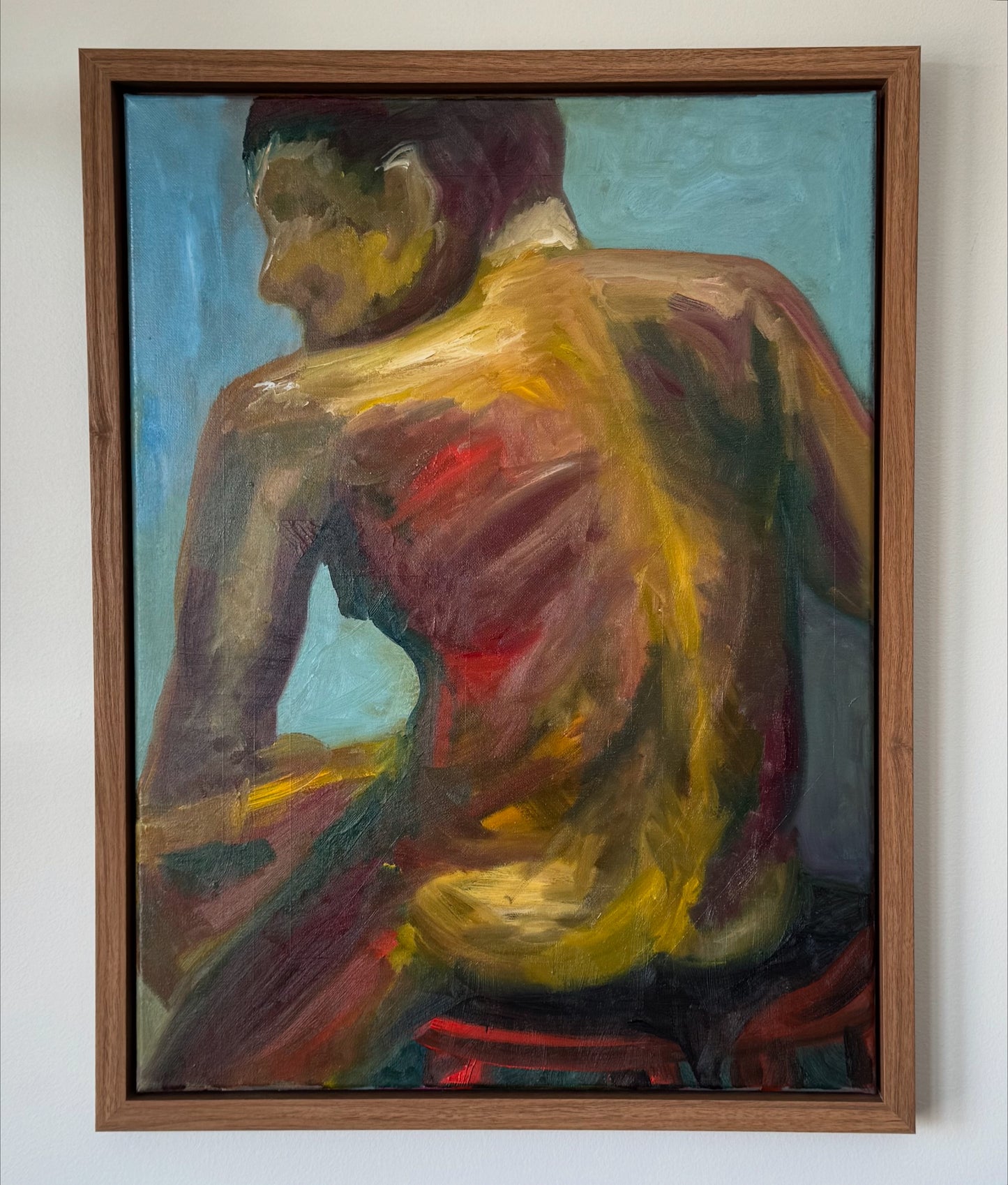 "Cansado" oil on canvas