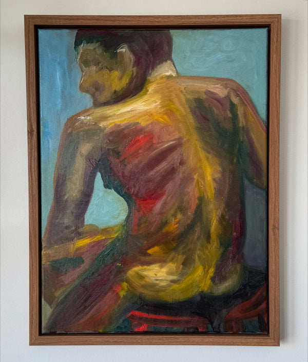 "Cansado" oil on canvas